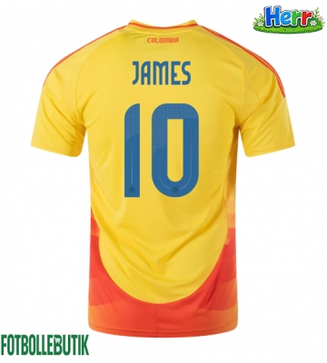 Colombia James Rodriguez #10 Hemmatröja Copa America 2024 Kortärmad